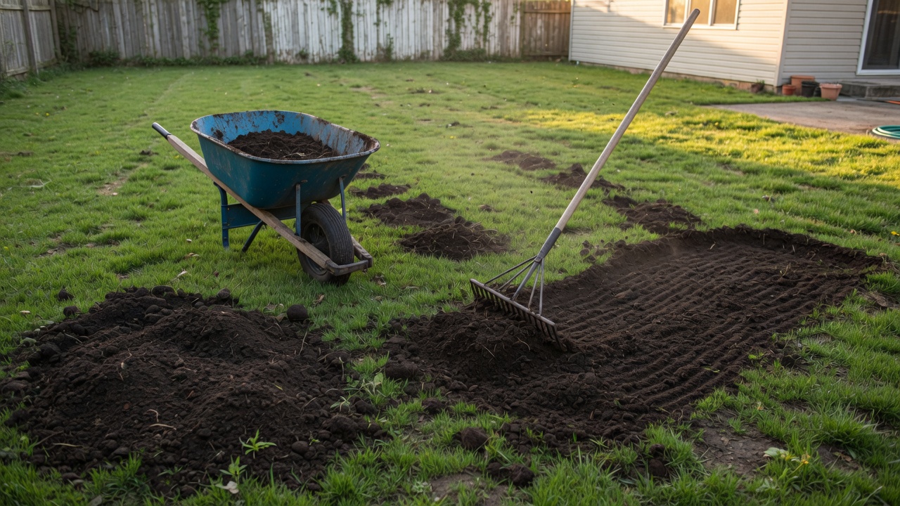 Spring Lawn Leveling Checklist